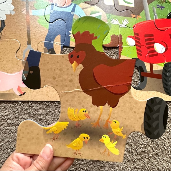 Ravensburger 24 pc Super Sized Farm Mania Floor Puzzle - 3x2 Feet - Kids Toys - Picture 13 of 14